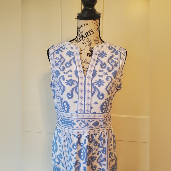Blue and White Spring Dress-NWT - Picture 2 of 6